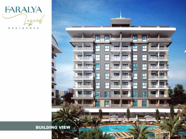 Project in a developing area of Alanya 700 meters from the sea