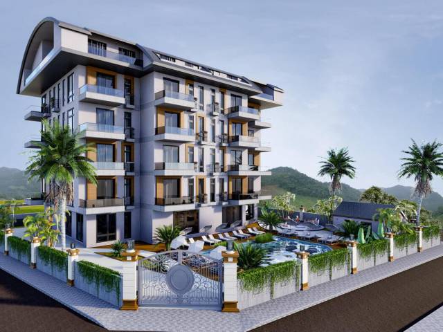 New low-rise complex in Oba, Alanya