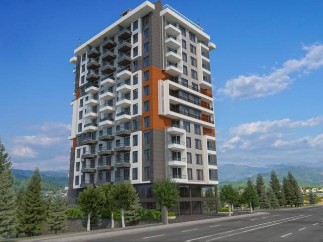 Complex in the popular area of Mahmutlar, 650 meters from the sea